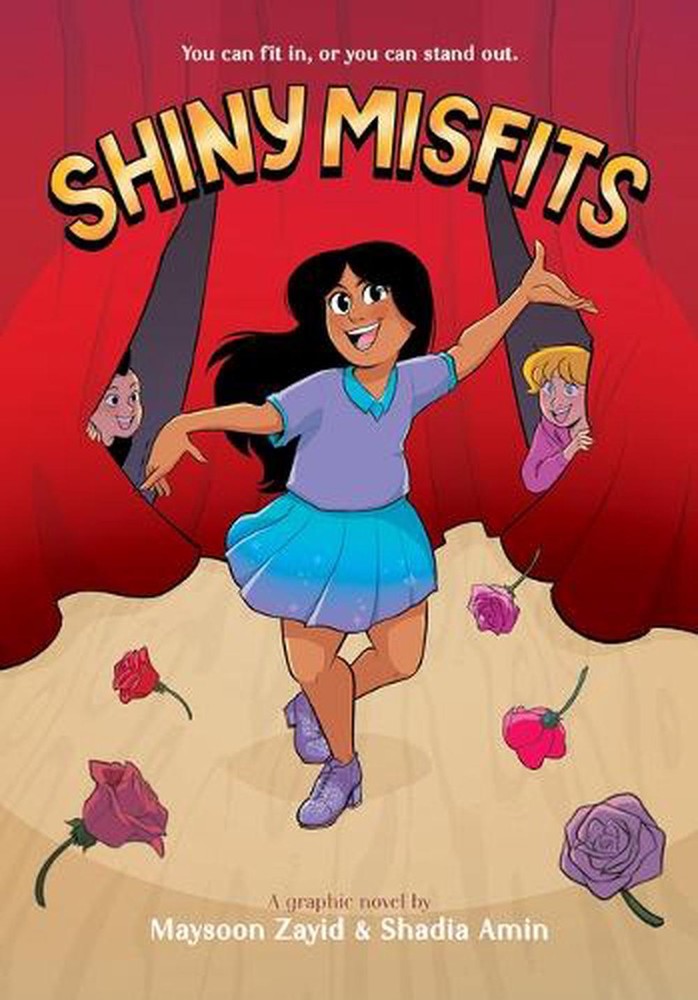 Shiny Misfits: A Graphic Novel by Maysoon Zayid (English) Hardcover Book
