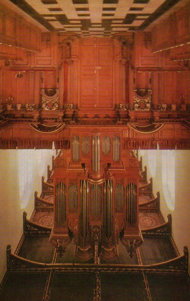 Trinity College Chapel Organ Cambridge England United Kingdom, Standard Postcard