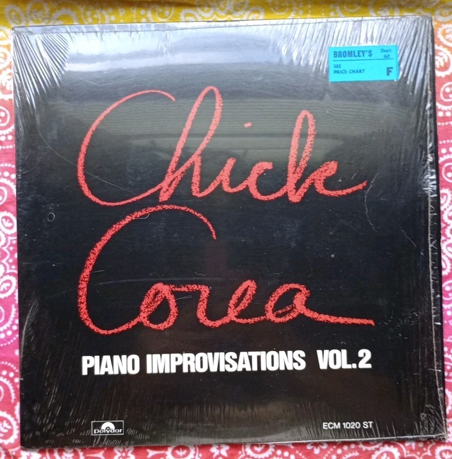 Chick Corea - Piano Improvisations Vol.2   1972 ECM Records (ECM-1020) EX vinyl