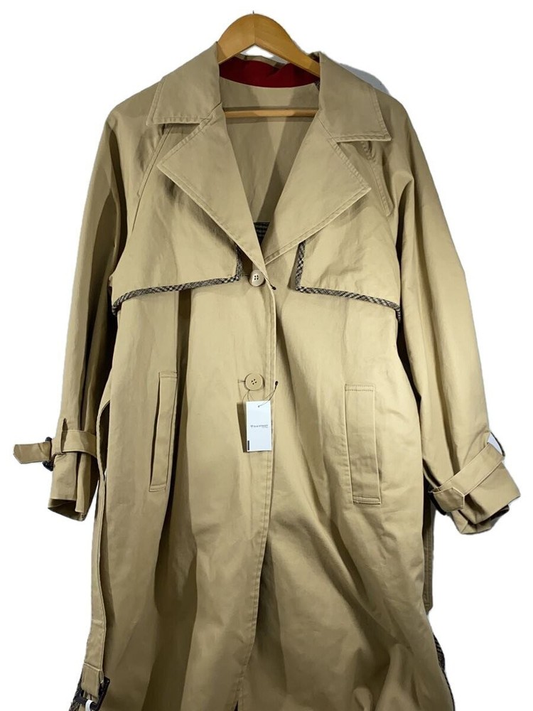 Ameri Trench Coat/-/Cotton/Beg/0181770050 50301