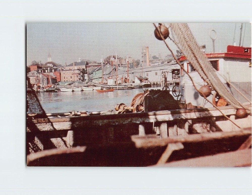 Postcard Harbor View Gloucester Massachusetts USA