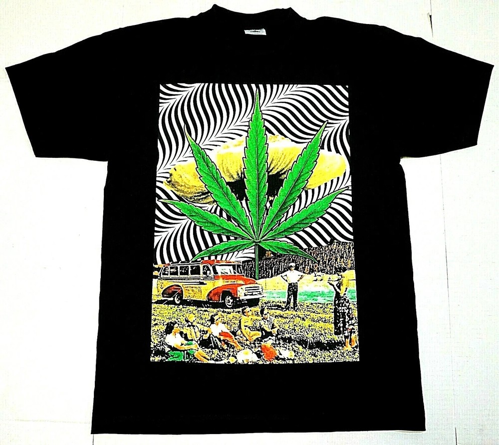 MARIJUANA T-shirt It's 420 Weed Kush Blunt Joint Smoke Tee Men's New