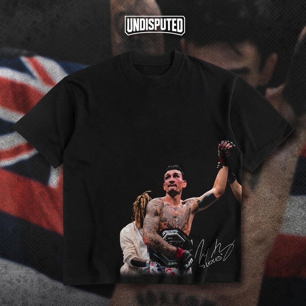 UNDISPUTED Max Holloway BMF Champion Graphic T-Shirt UFC Fan Apparel