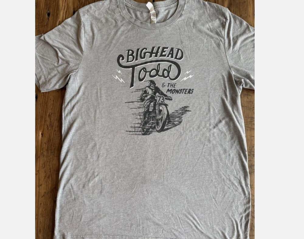Big Head Todd and the Monsters Band Concert Gray T Shirt Full Size S-5XL