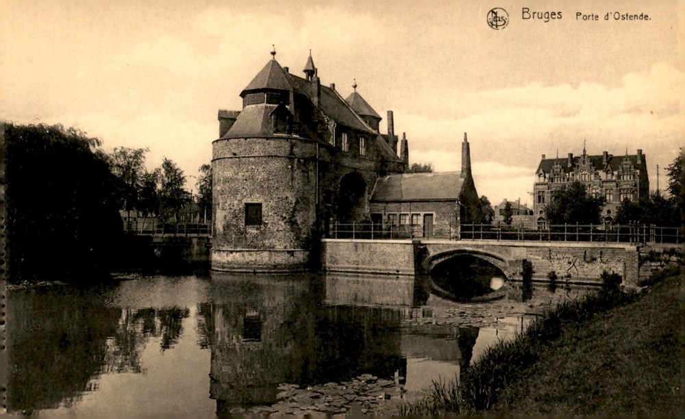 Bruges, Porte d'Ostende, Ern Thill, Bruxelles Postcard