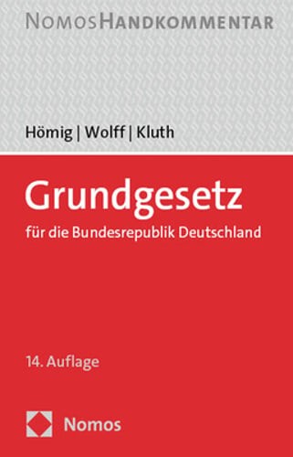 Grundgesetz Fur Die Bundesrepublik Deutschland: Handkommentar by Winfried Kluth