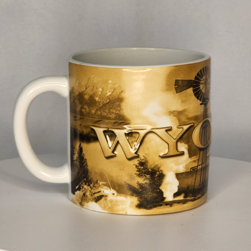 Wyoming State Large 16oz 3D Textured Jumbo Mug