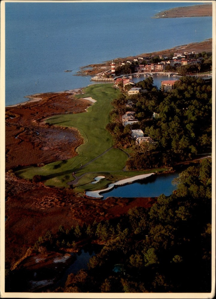 Harbour Town Golf Links Sea Pines Plantation Hilton Head Island SC postcard n325