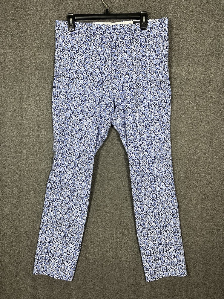 RLX RALPH LAUREN POLO WATER REPELLENT GOLF PANTS FISH PRINT BLUE 33x32 34 NWTS