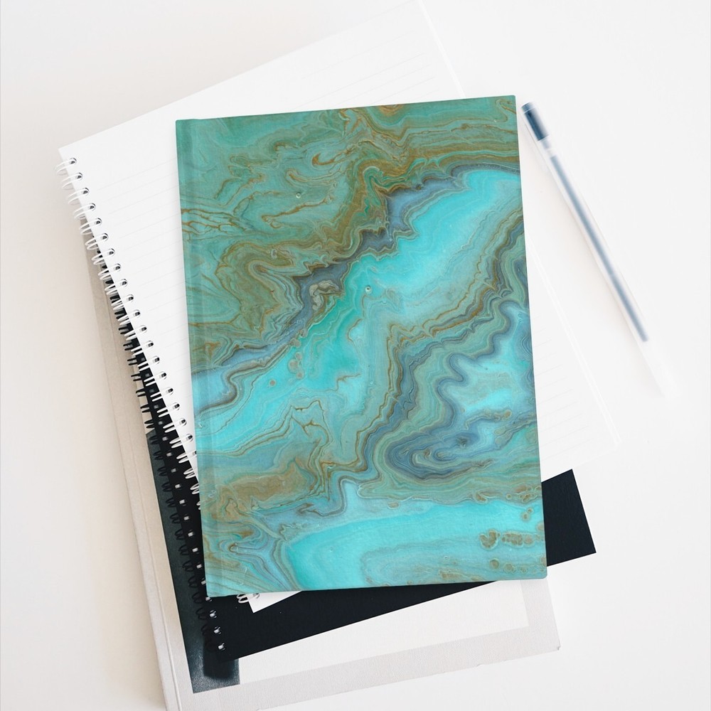 Caribbean Sunrise - Hardcover Journal with Ruled pages