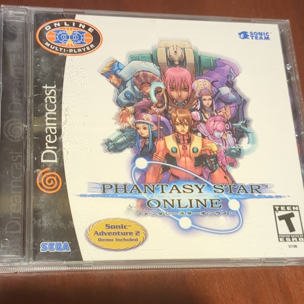 SEGA Phantasy Star Online (Sega Dreamcast, 2001)