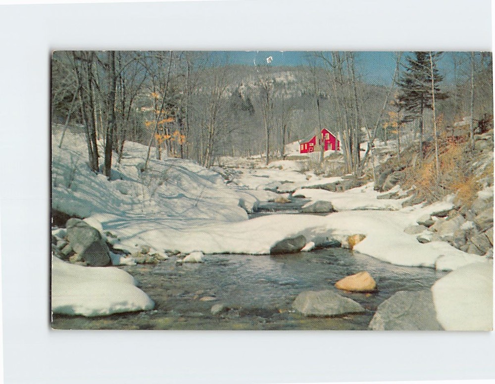 Postcard Countryside Winter Scene