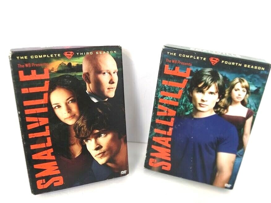 DVD Discs Smallville Season 3 Disc 6  19-22 Missing Season 4 Disc 1 1-4 Missing