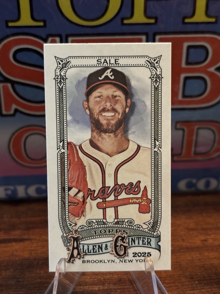 2025 Topps Allen & Ginter - Chris Sale #144 Mini A&G Back