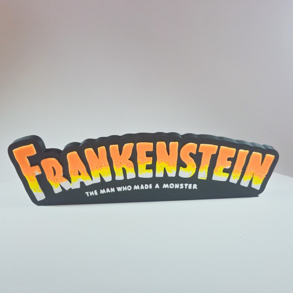Frankenstein 3D Shelf Art Horror Film Collectible for Classic Movie Fans