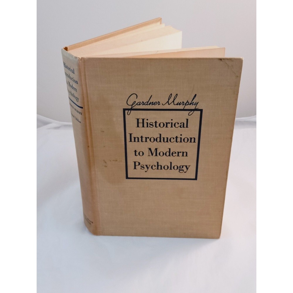 Historical Introduction To Modern Psychology by Gardner Murphy 1949 HC Hardcover