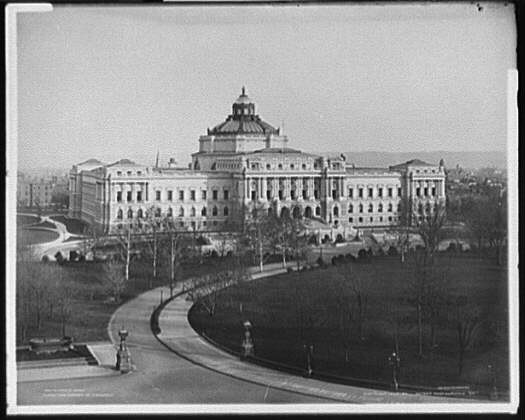 Library,Congress,Thomas Jefferson Building,government,Washington DC,c1900