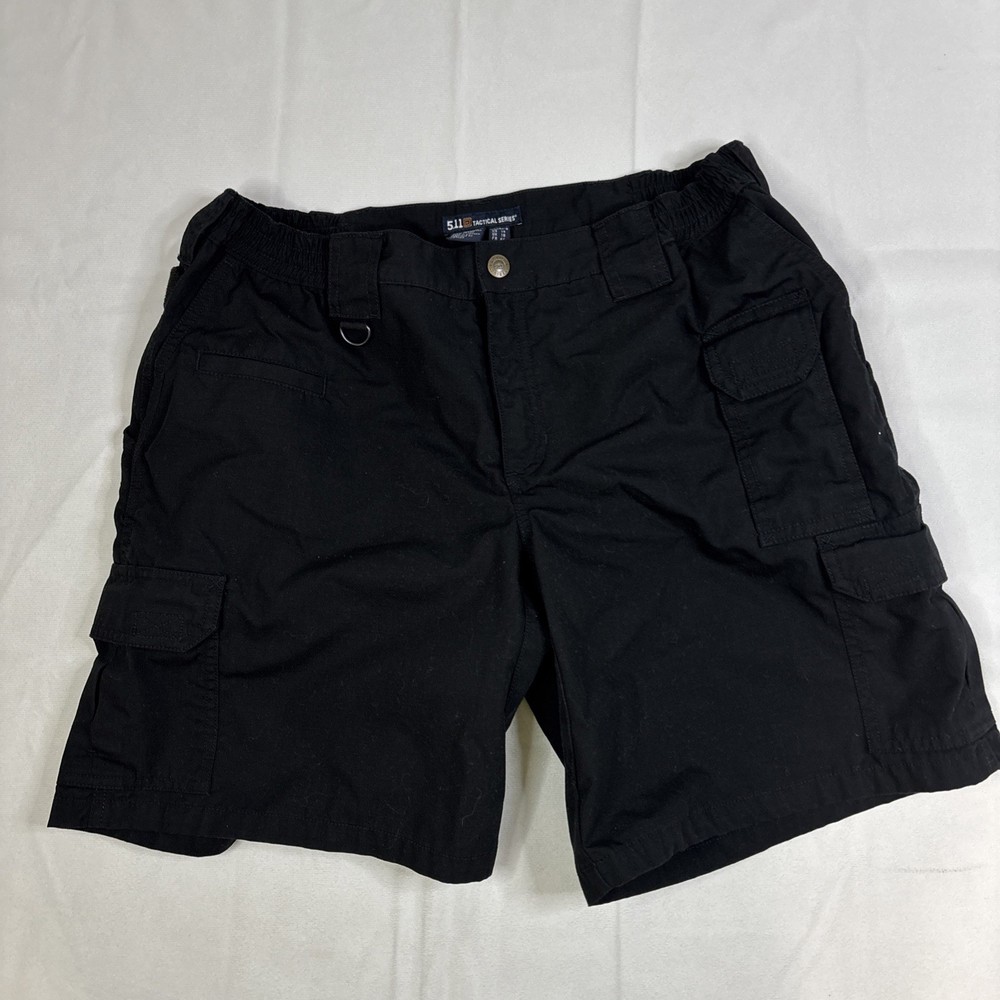 5.11 Tactical Ripstop Cargo Shorts Women's Size 14 Black Tactical Series