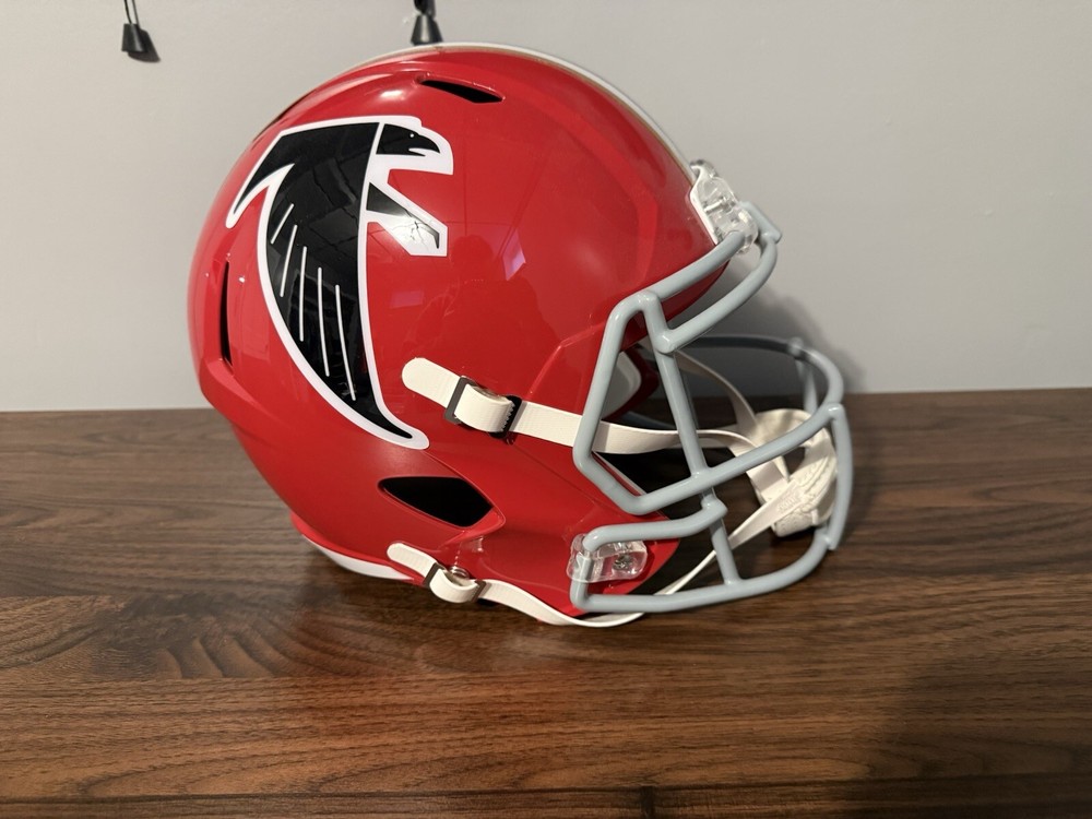 Atlanta Falcons Full Size Replica Helmet Red Throwback