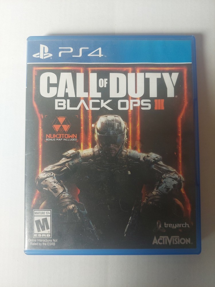Call of Duty: Black Ops III Sony PlayStation 4 Game Case with Inserts
