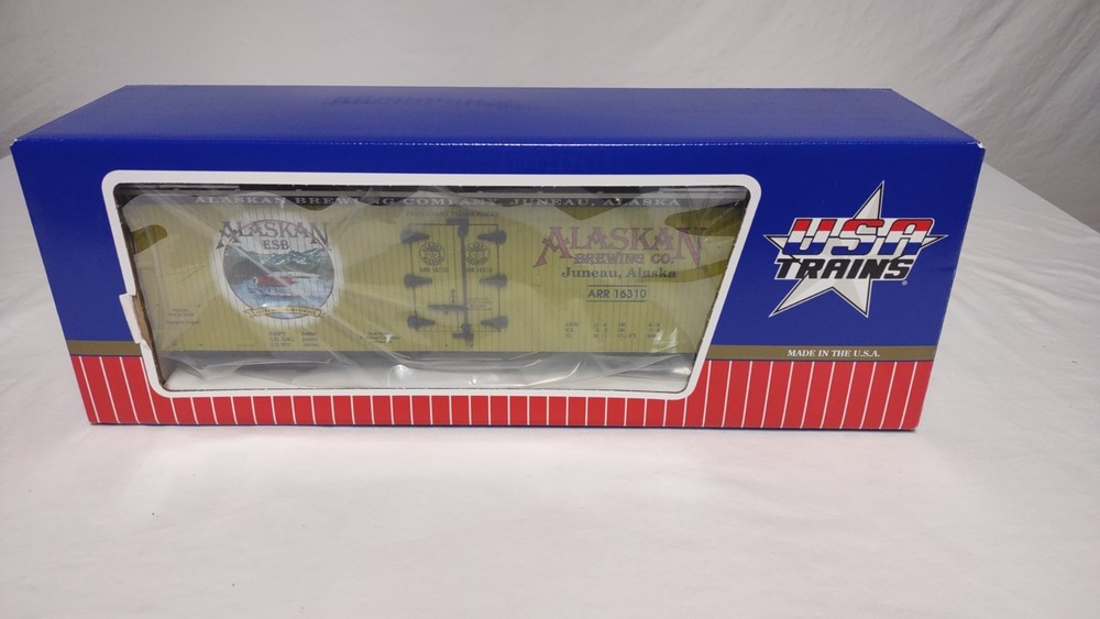 USA Trains G Scale Alaskan Brewing Refrigerator Car R16329 - New in box