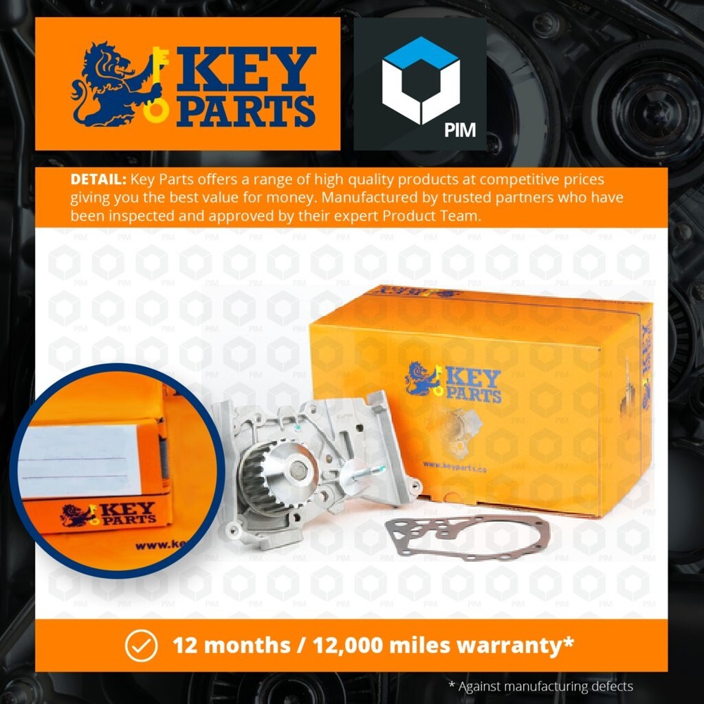 Water Pump fits RENAULT THALIA Mk1 1.4 2000 on K4J712 Coolant KeyParts Quality