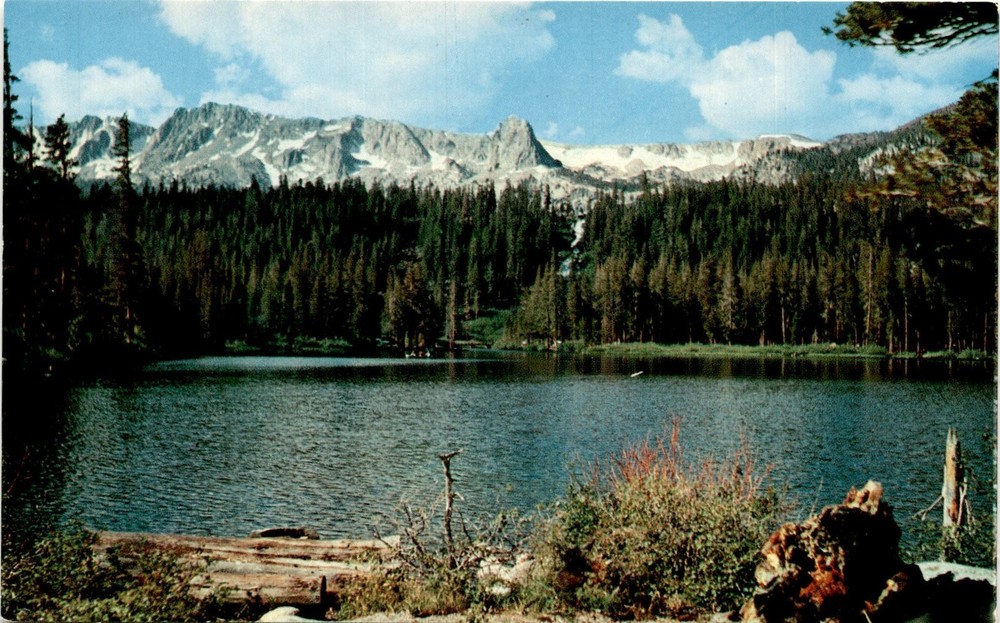 Twin Lakes, Mammoth Lakes region, Mono County, California, High Postcard