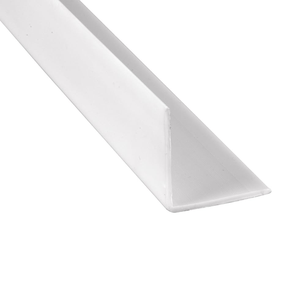 -Line MP10069 Vinyl Corner Shield, White – 2-3/8” x 48” – Durable Vinyl Corne...