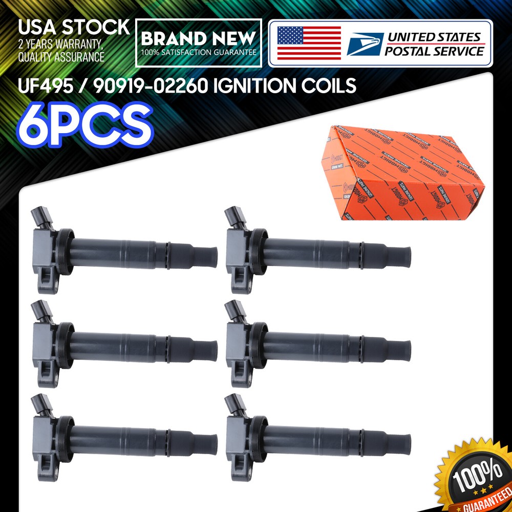 OEM Replacement Ignition Coils for Lexus IS350 2006-2016 3.5L V6 90919-02260