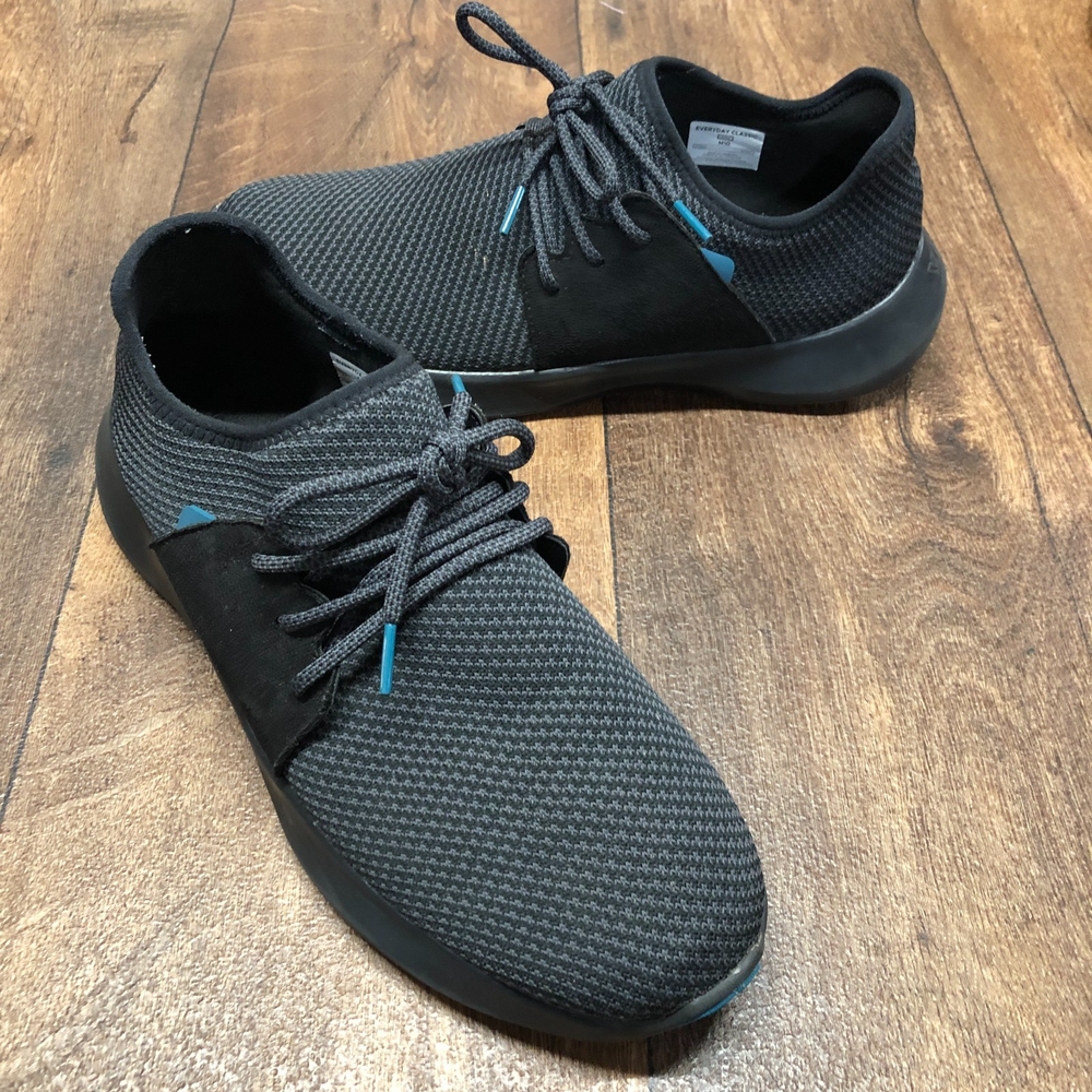 Vessi Everyday Classic Sneaker -All Black - Men’s Size 10 Shoes NO INSOLES