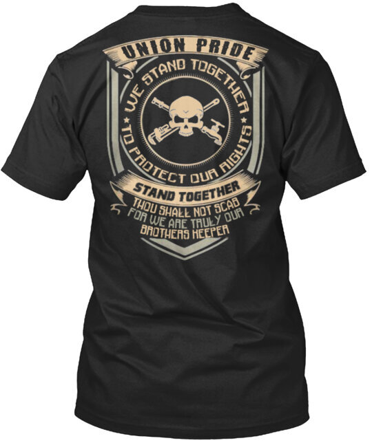UNION THUG Tee T-Shirt Made in the USA Size S to 5XL