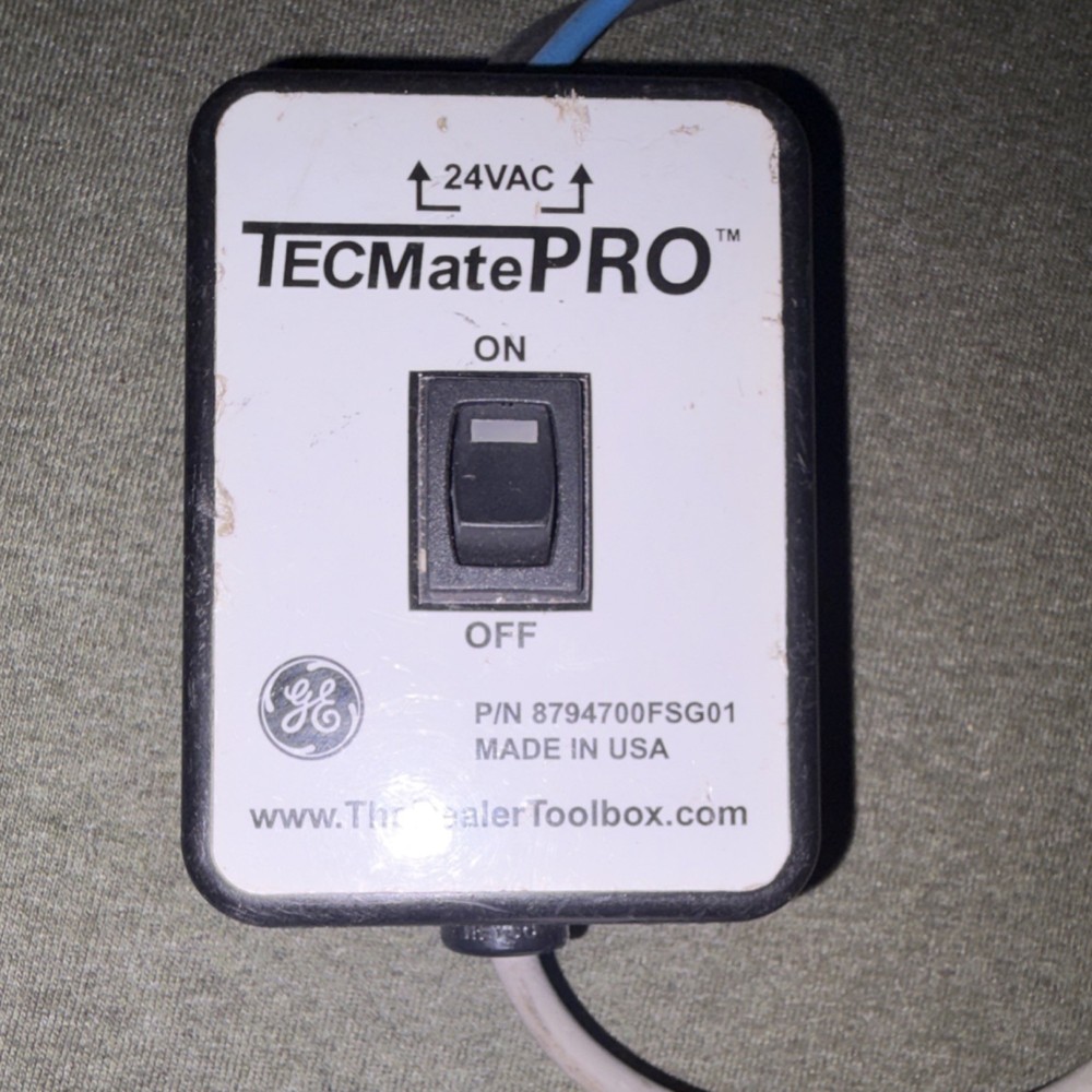 GE Tecmate Pro Diagnostic Tool HVAC ECM Motor Tester 8794700FSG01 24VAC
