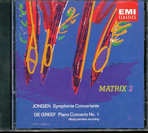 Joseph Jongen [Performer]; Arthur , Matrix 2 - Jongen: Symphonic Conce, audioCD