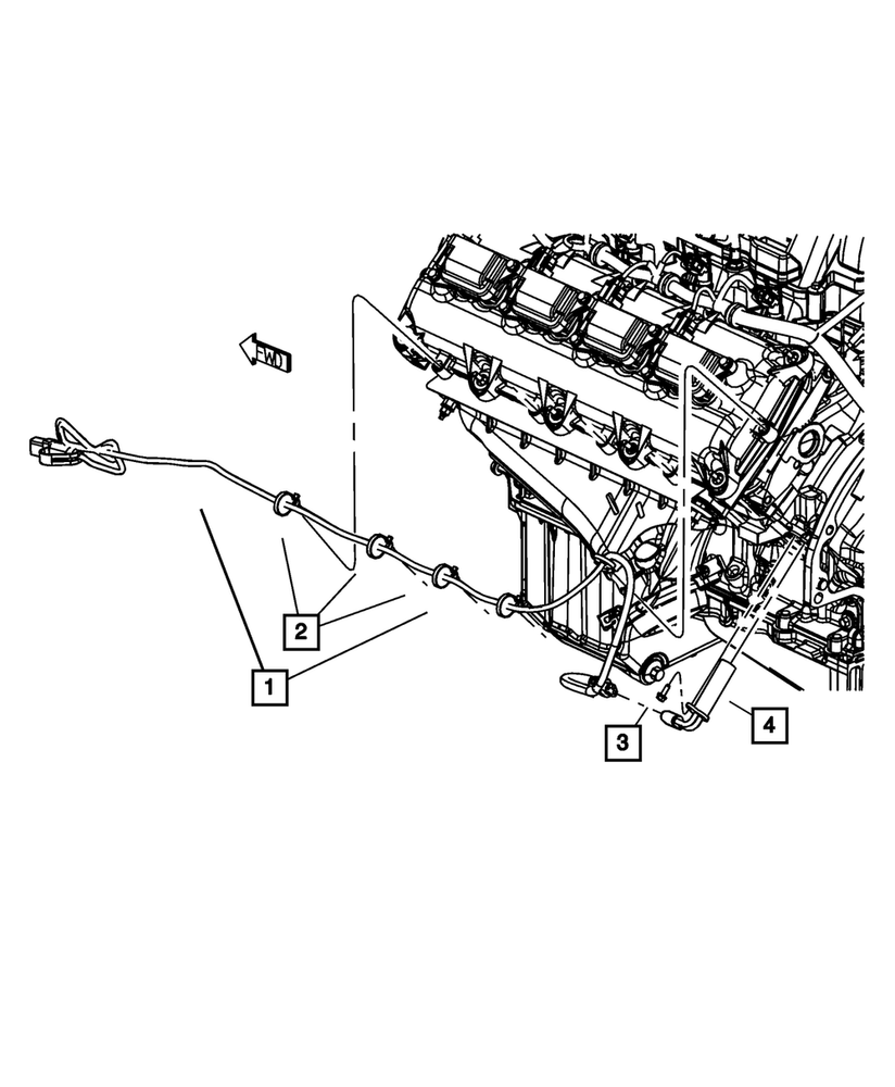 Genuine Mopar Engine Block Heater Cord 68186004AB