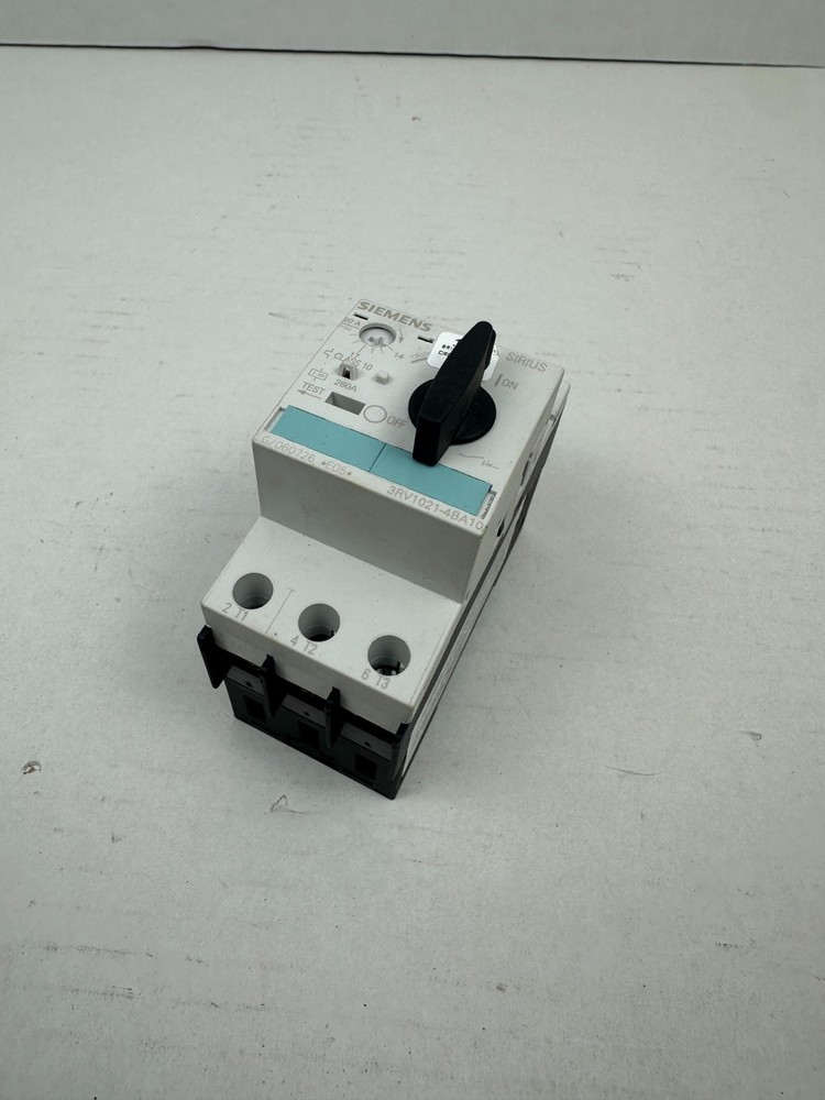 Siemens 3RV1021-4BA10 20A Motor Circuit Protector, 14-20A Adj Trip,