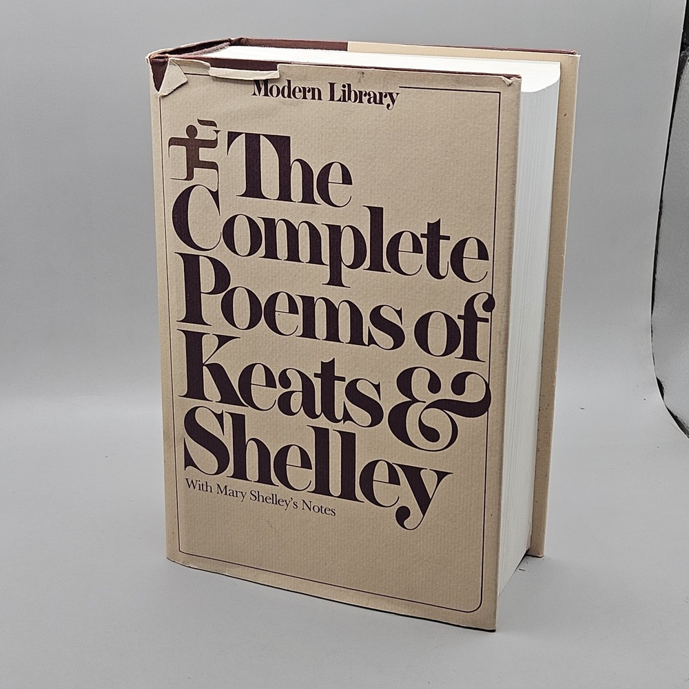 The Complete Poems Of Keats & Shelley Modern Library HC DJ