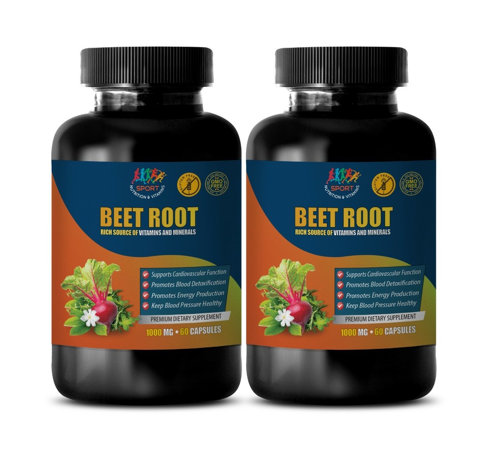 athletic performance pills - BEETROOT - brain health supplement 2 BOTTLE