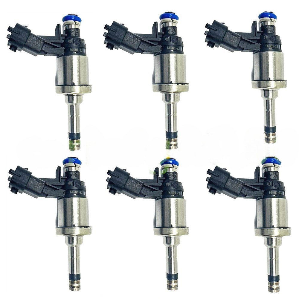 6Pcs NEW Fuel Injectors for 2010 2011 Chevrolet Camaro 3.6L V6 12638530 12632255