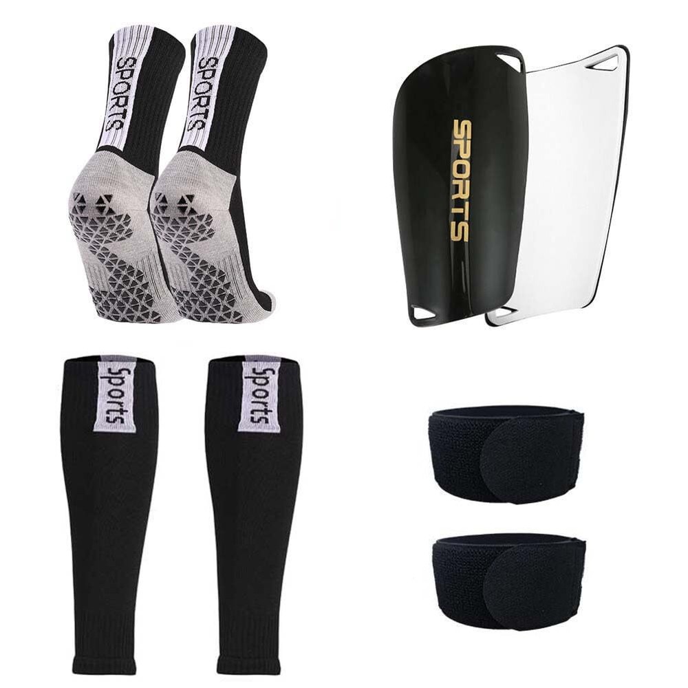 Ukontagood 1 Pair Mens Grip Soccer Socks, 1 Pair Soccer Sleeve Socks with 1 Pack