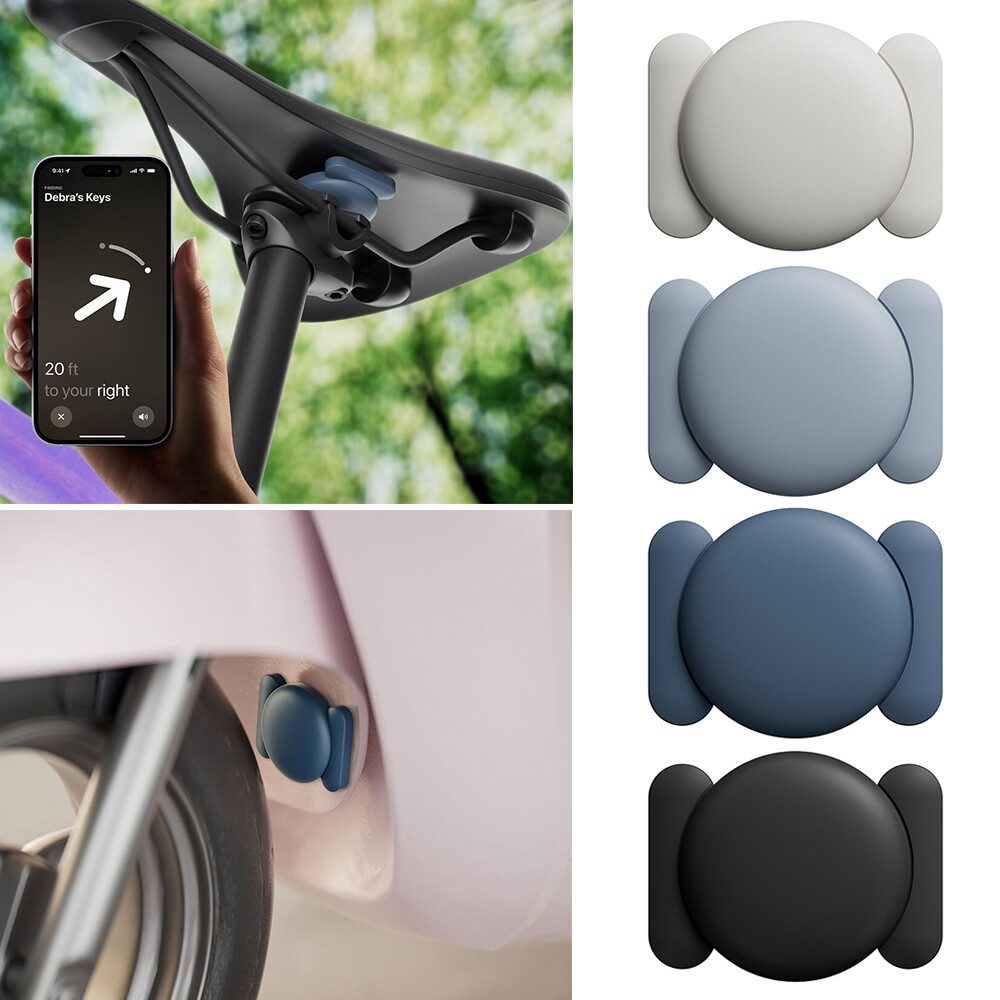 Magnetic Car Hidden Case for Apple AirTag Tracker Anti-Dust Protector Durable Cover