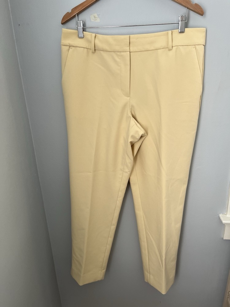 Talbots Dress Pants Womens Size 14 Hampshire Ankle  Beige