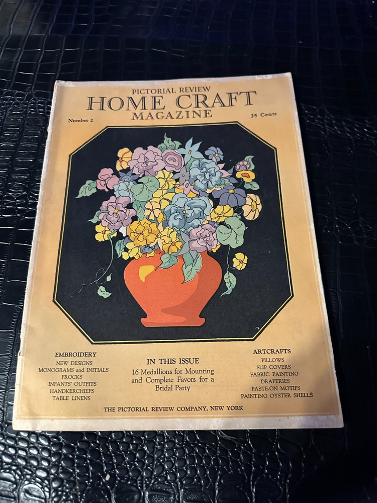 PICTORIAL REVIEW HOME CRAFT magazine 1920s
