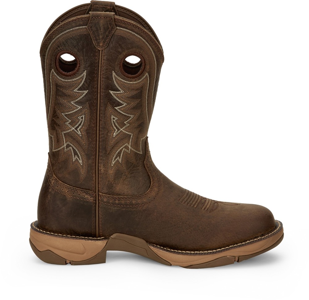 Tony Lama River Round Toe Water Buffalo Mens Brown Work & Safety Boots