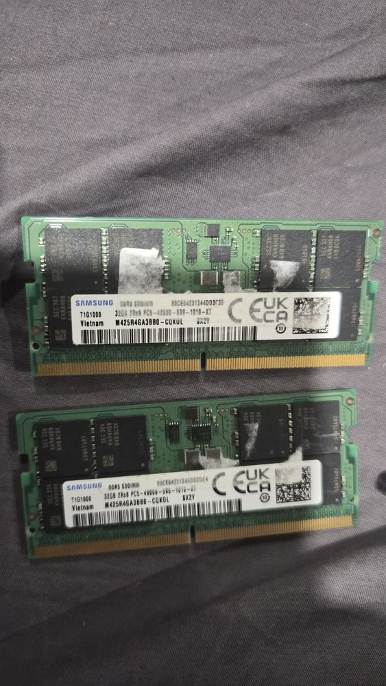 Samsung 64GB (2x32GB) (DDR5-4800) SODIMM Laptop Ram