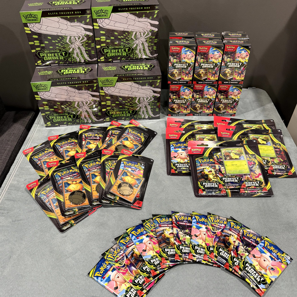 Pokemon TCG PERFECT ORDER - Elite Trainer Box/Blisters/Booster Packs SEALED