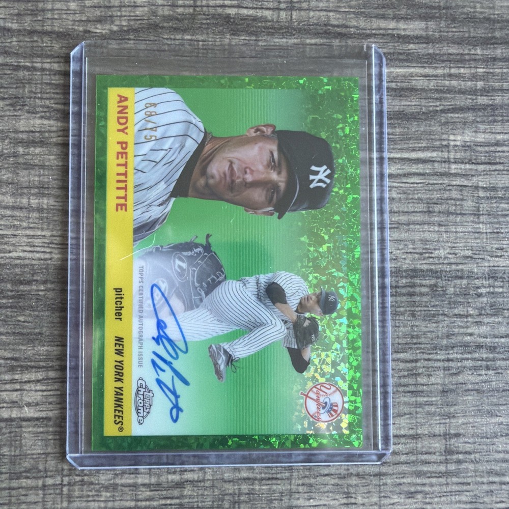 2025 Topps Chrome Platinum Green Mini Diamond Auto /75