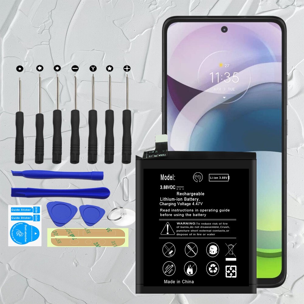 High Capacity 5100mAh Li-ion Battery Repair Tools for Motorola One 5G Ace XT2113-image