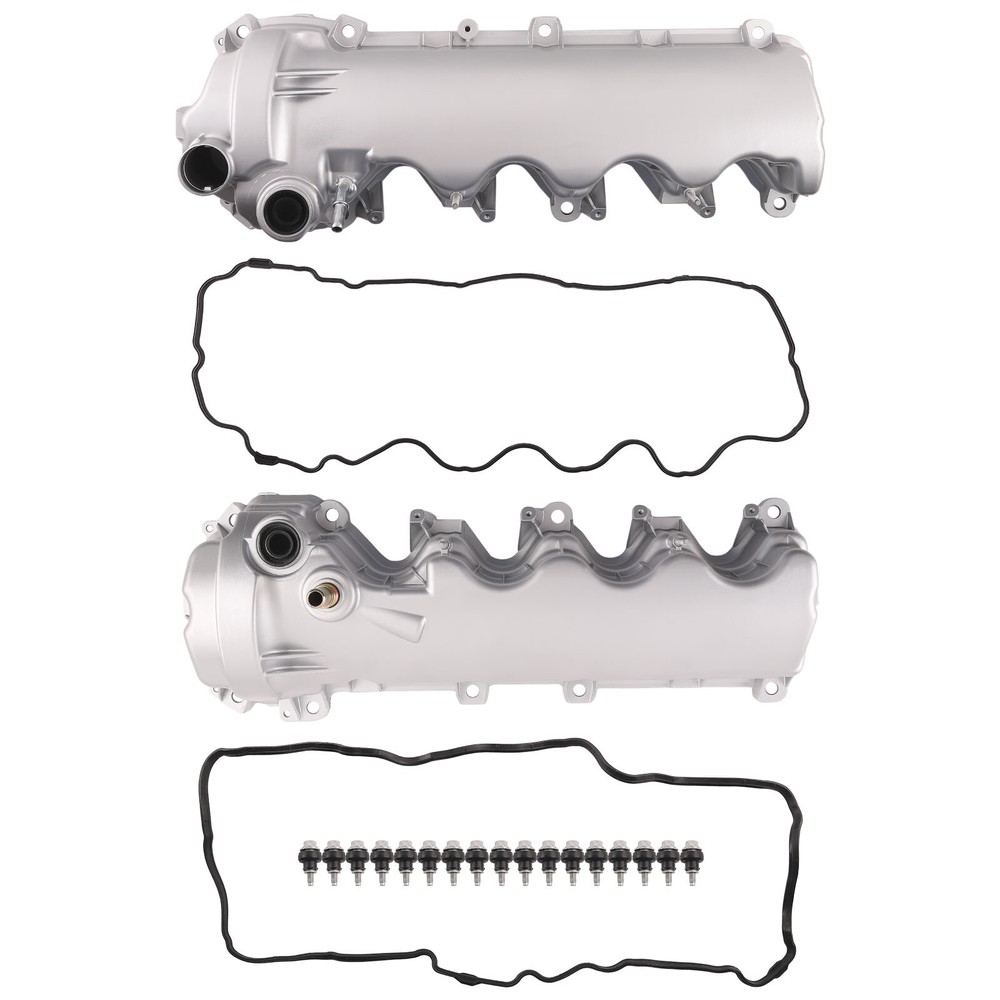 2pc Aluminum Valve Cover Set for Lincoln Navigator V8 5.4L 2005-2014 9L1Z6582C