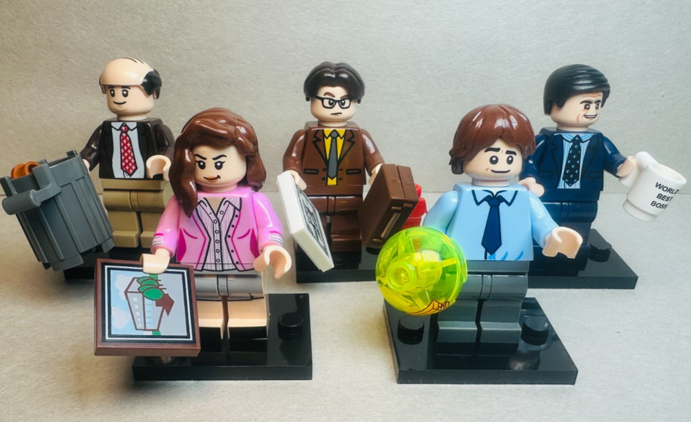 Custom Lego The Office Minifigures 5 Pack