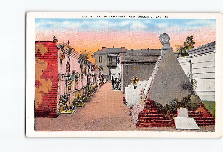 Postcard Old St. Louis Cemetery New Orleans Louisiana USA